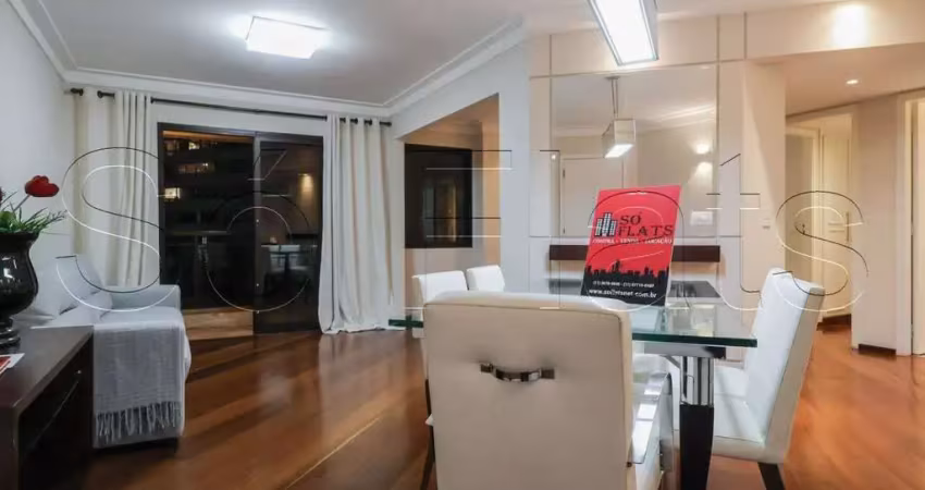 Apto no the sutton house contendo 120m², 3 dormitórios e 2 vagas em moema, disponível para locação.