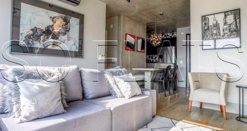 Lindo Residencial Maxhaus Itaim disponível para locação com 70m², 1 dormitório e 2 vagas de garagem.