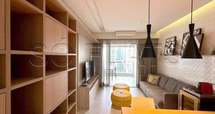 It Style Home, apto disponível para locação contendo 60m², 1 dormitório e 1 vaga de garagem.