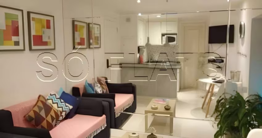 Excelente flat disponível para locação no edifício Modus Vivendi no bairro dos Jardins.