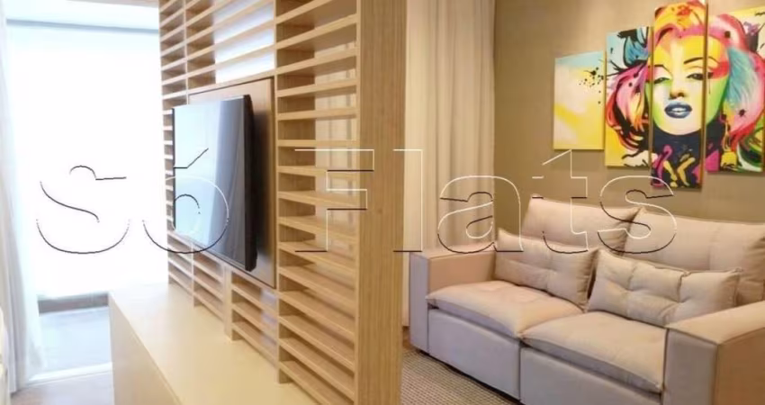 Lindo apartamento no Brooklin, com 1x dormitório, completo e moderno com ótima localização.