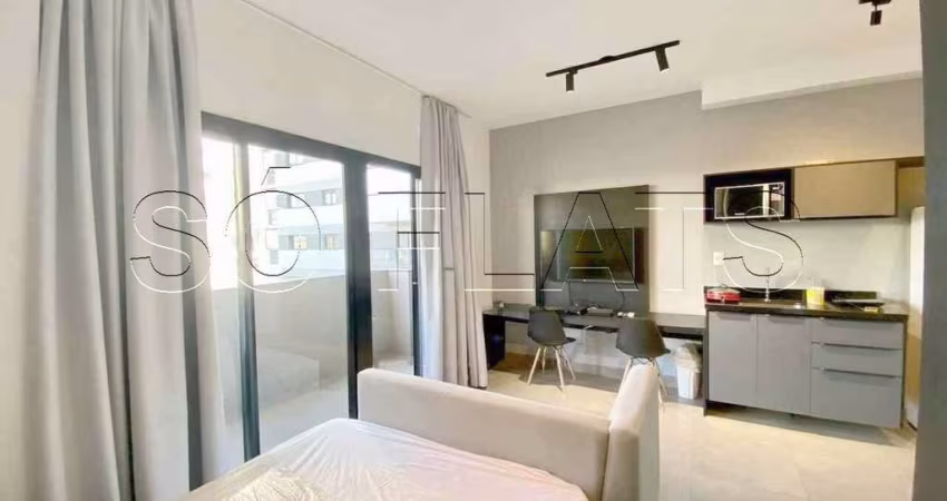 Residencial VN Capote Valente, flat disponível locação contendo 29m² em Pinheiros.