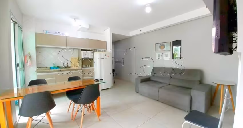 Flat Quality Bela Cintra disponível para venda com 48m², 2 dorms e 1 vaga de garagem