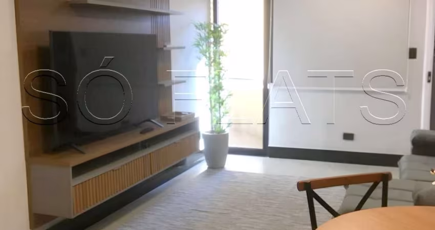 Apto no Le Bougainville com 50m², 1 dormitório e 1 vaga disponível para locação em Alphaville