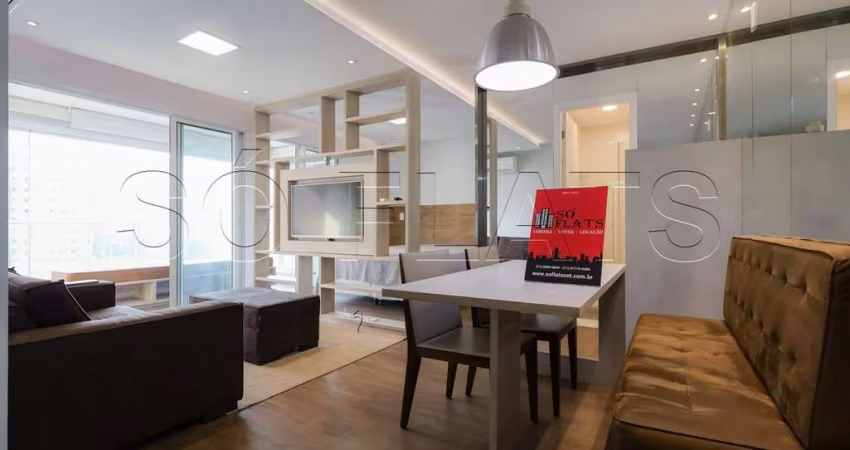 Residencial Air Campo Belo disponível para locação com 47m², 01 dormitório e 01 vaga de garagem.