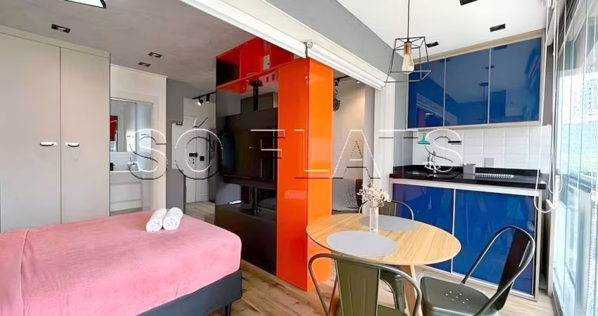 Residencial Smart Vila Madalena, Studio disponível para venda com 31m² e 1 dormitório