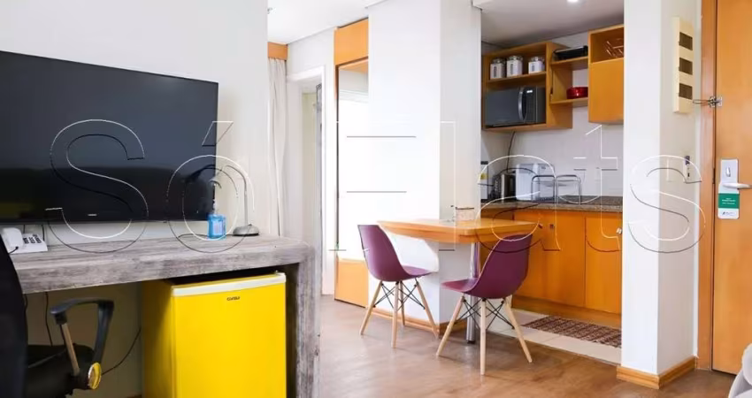 Flat no Blue Tree Santo André contendo 47m², 1 dormitório e 1 vaga, disponível locação no Centro.