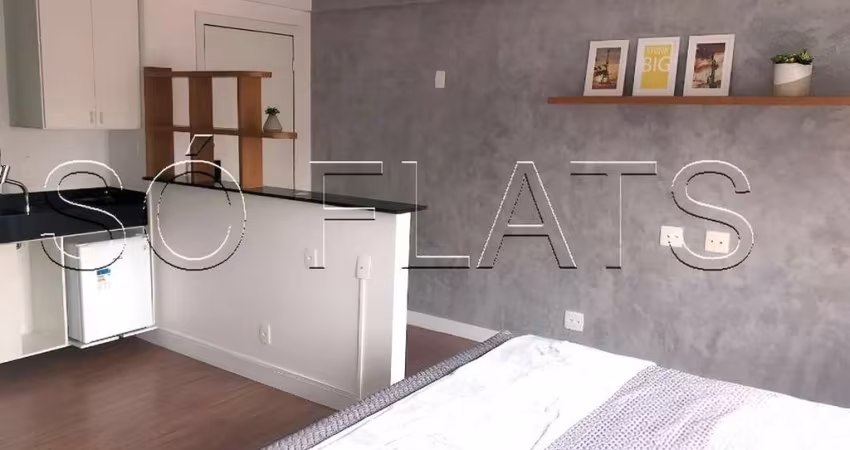 Apto Live Lodge disponível para locação com 26m², 01 dormitório e 01 vaga de garagem.