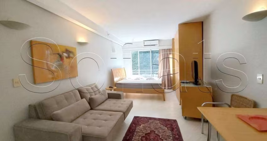 Flat American Loft disponível para venda com 32m², 1 dormitório e 1 vaga de garagem