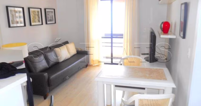Flat mobiliado no Itaim Bibi  à venda com 1 dormitório 45m²