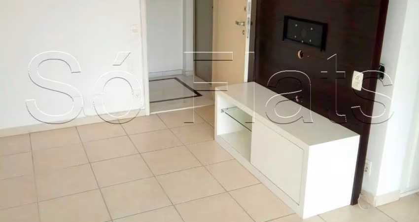 Residencial Hype Jardins, apto disponível para locação com 43m², 01 dormitório e 01 vaga de garagem.