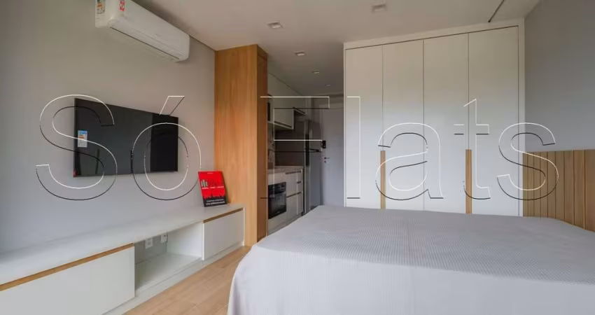 Residencial Grand Vitrali, studio disponível para locação contendo 25m² e 1 dormitório.