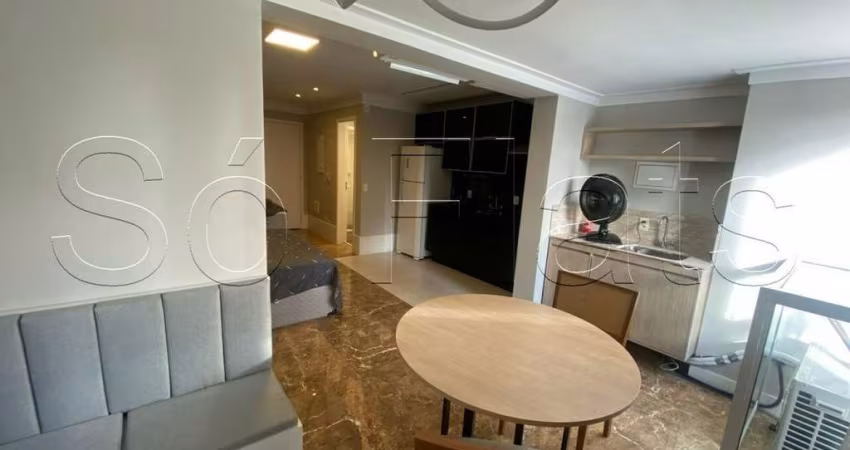 Apto no Wish Moema, disponível para locação com 38m², 01 dorm e 01 vaga de garagem