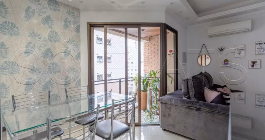 Personal, flat disponível para locação contendo 39m², 1 dormitório e 1 vaga de garagem.