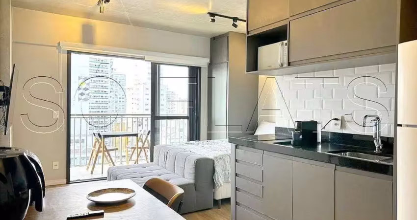 Studio no Residencial BK30 no centro da cidade disponível para venda com 30m² e 1 dorm.
