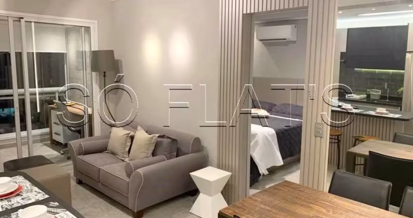Lindo flat disponível para locação próx a marg pinheiros e berrini, excelente área de lazer.
