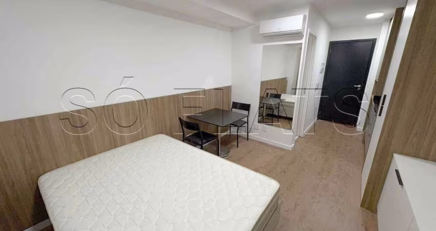 Studio de 24m² com 1 dormitório, sem vaga de estacionamento no Brooklin.