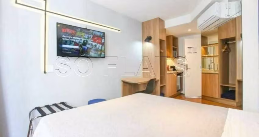 Setin Downtown São Luís, flat disponível para locação com 20m², 1 dormitório e 1 vaga de garage