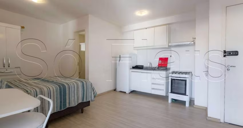Mobi One Liberdade 28m² próximo ao Metrô São Joaquim disponível locação