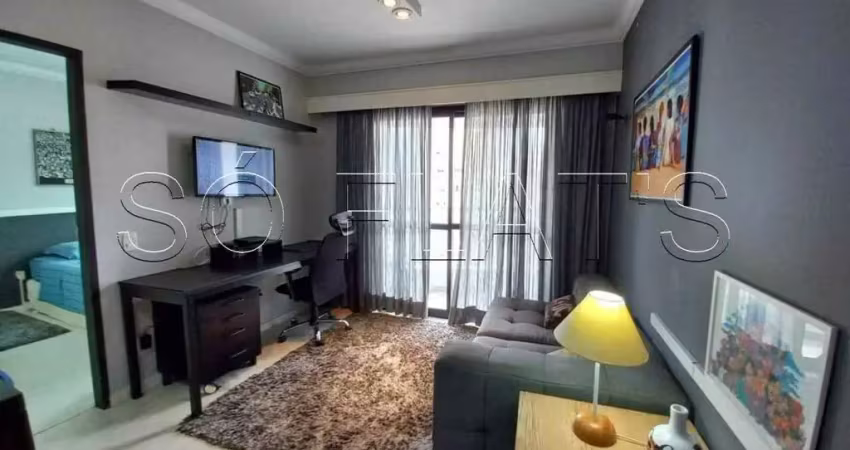 Flat the palace, disponível para venda com 34m², 1 dormitório e 1 vaga