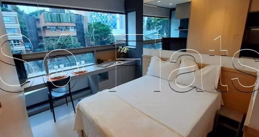 Vn oscar freire, studio disponível para locação 20m² e 1 dormitório, localizado em pinheiros.