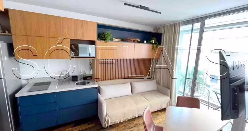 Helbor Wide, apto no bairro de Pinheiros disponível para locação contendo 29m² e 1 dormitório.
