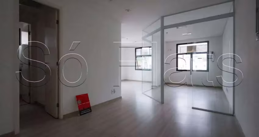 Edifício biscayne tower, sala comercial disponível para locação contendo 42m² e 1 vaga de garagem.