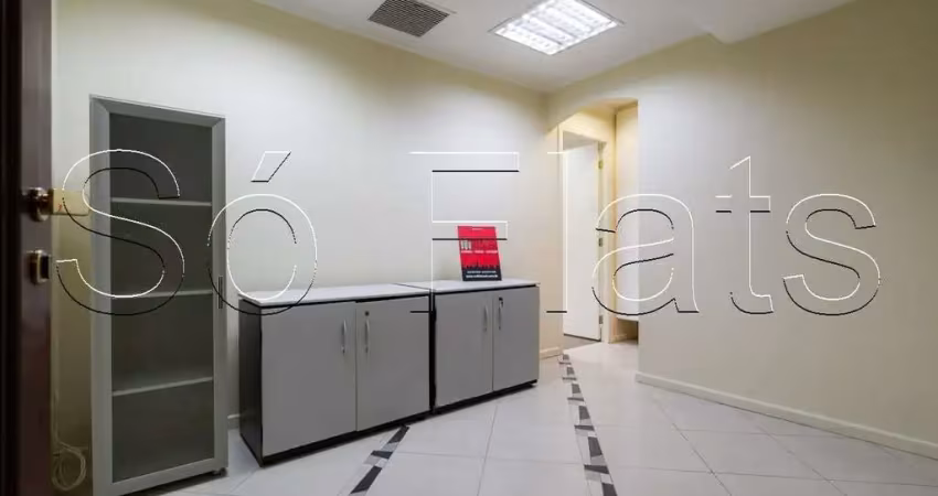 Sala comercial no the first office lorena disponível para locação 30m² com 1 vaga.