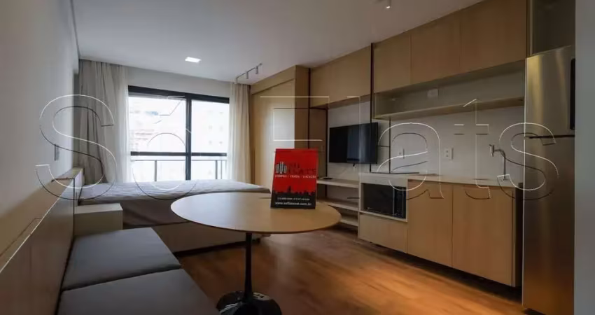 Studio Maria Helena, flat disponível para locação incluindo 29m² e 01 dormitório.