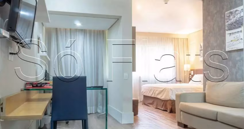 Flat transamérica berrini disponível para venda com 32m², 01 dormitório e 01 vaga de garagem