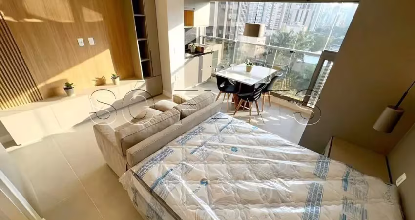 Residencial dsg itaim disponível para locação com 27m², 1 dormitório ao lado da av. santo amaro.