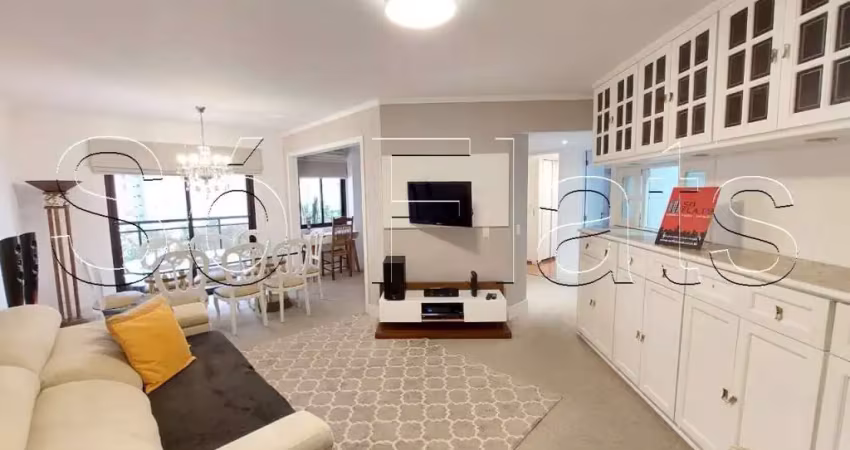 Flat para locação no the sutton house 120m² 2 dormitórios e 2 vagas e garagem