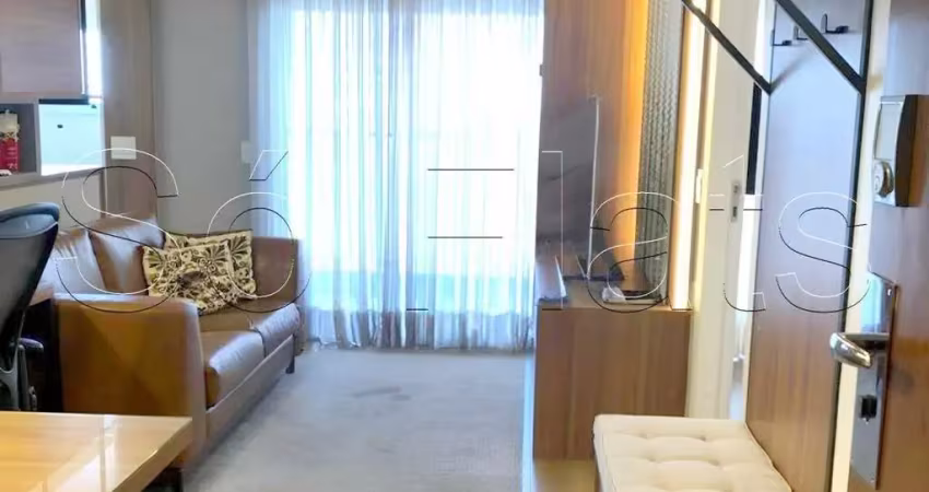 Studio diogo home disponível para locação com 47m², 1 dormitório e 1 vaga de garagem