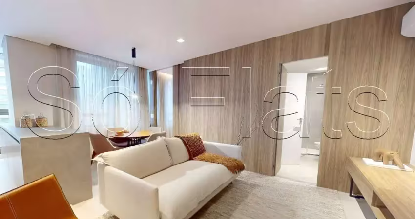 Residencial luminus jardins, flat disponível para locação com 74m², 02 dorm e 01 vaga de garagem.