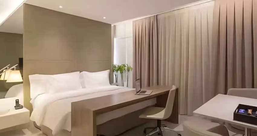 Hilton garden inn belo horizonte, flat disponível para venda com 21m², 1 dormitório e 1 vaga