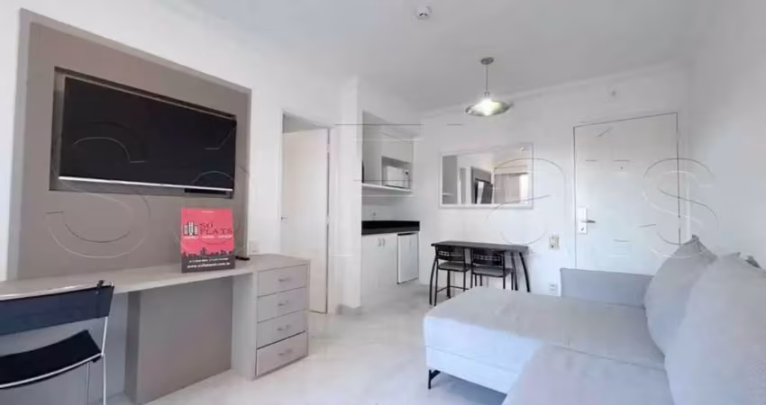 Flat the palace, disponível para locação com 36m², 01 dormitório e 01 vaga