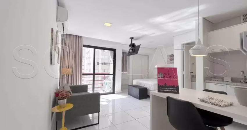 Flat prime boulevard, disponível para locação com 34m², 01 dorm e 01 vaga