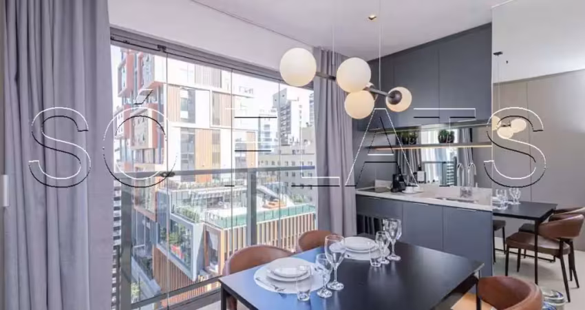 Residencial dsg itaim disponível para locação com 28m², 1 dormitório ao lado da av. santo amaro.