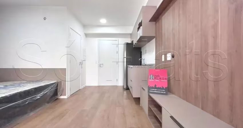 Residencial kronos, apto disponível para locação com 30m² e 1 dormitório.