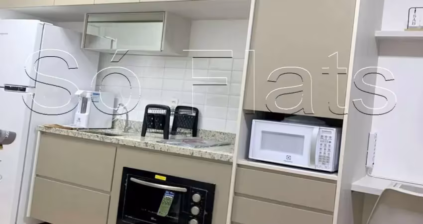 Studio modern vila clementino, flat disponível para locação contendo 24m² e 01 dormitório.