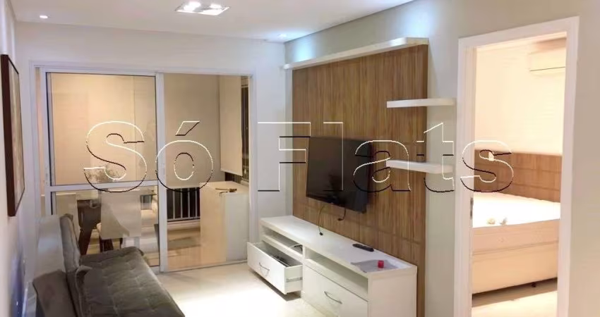 Excelente Flat Residencial Inn Berrini com localização privilegiada no Brooklin.