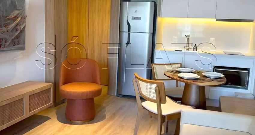 Studio today pinheiros, apto disponível para locação com 32m² e 01 dormitório.