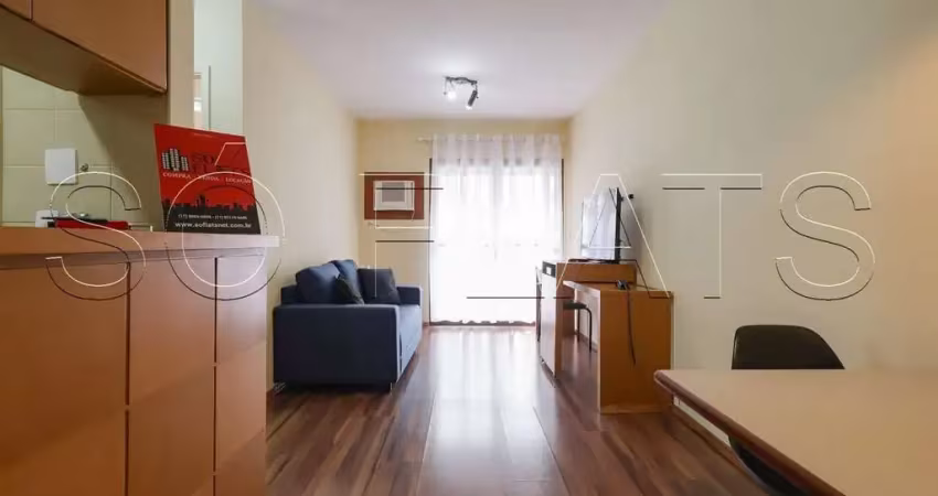 London, apto disponível para locação contendo 42m², 01 dormitório e 01 vaga nos jardins.