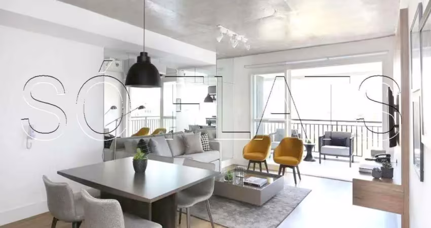 Residencial geo berrini, apto disponível para venda com 63m², 01 dormitório e 01 vaga de garagem