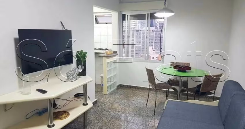 Apto no são paulo suíte service disponível para locação 35m², 1 dormitório e 1 vaga.