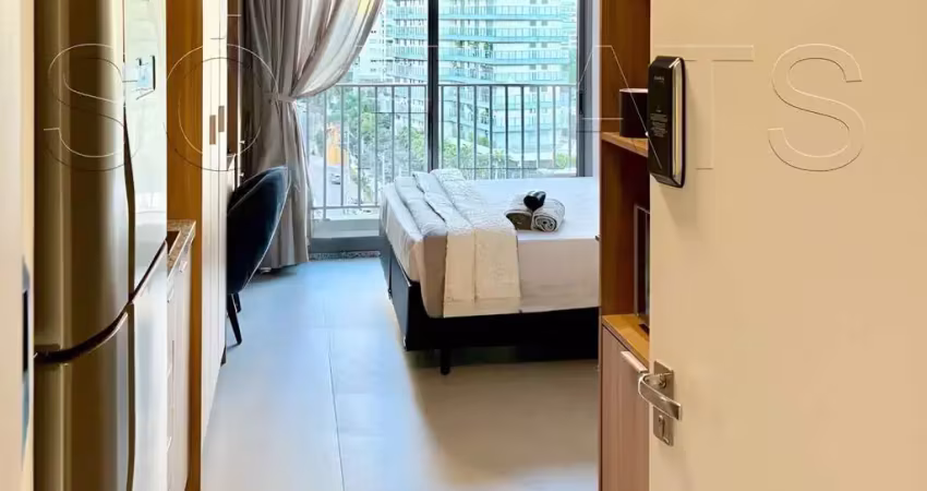 Residencial voxx vila nova, flat disponível para locação com 25m² e 01 dormitório