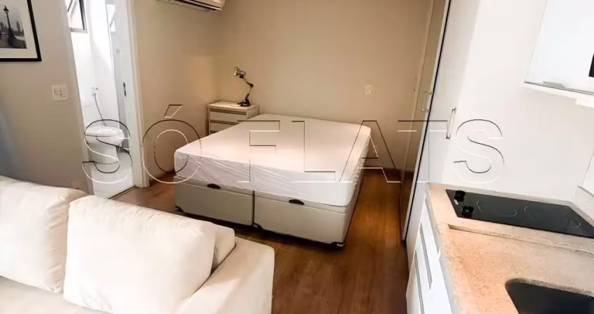 Residencial be design, studio disponível para locação com 32m², 01 dormitório e 01 vaga.