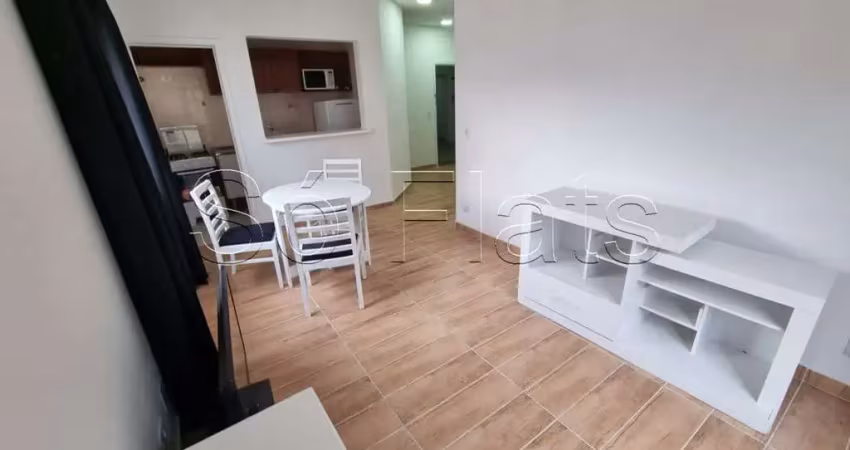 Flat ambassador, mobiliado e disponível para venda com 41m², 01 dorm e 01 vaga