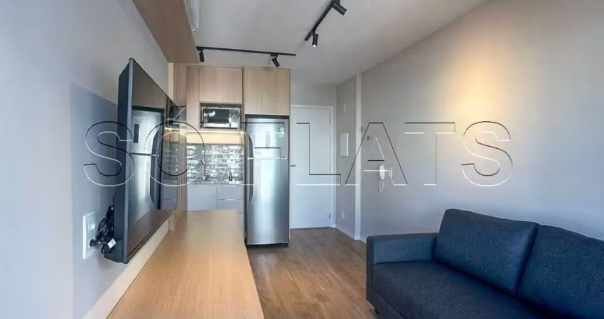 Residencial kronos vila madalena, apto disponível para locação contendo 33m², 1 dormitório e 1 vaga.