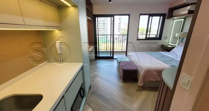 Studio is moema, flat disponível para locação, contendo 25m² e 1 dormitório.